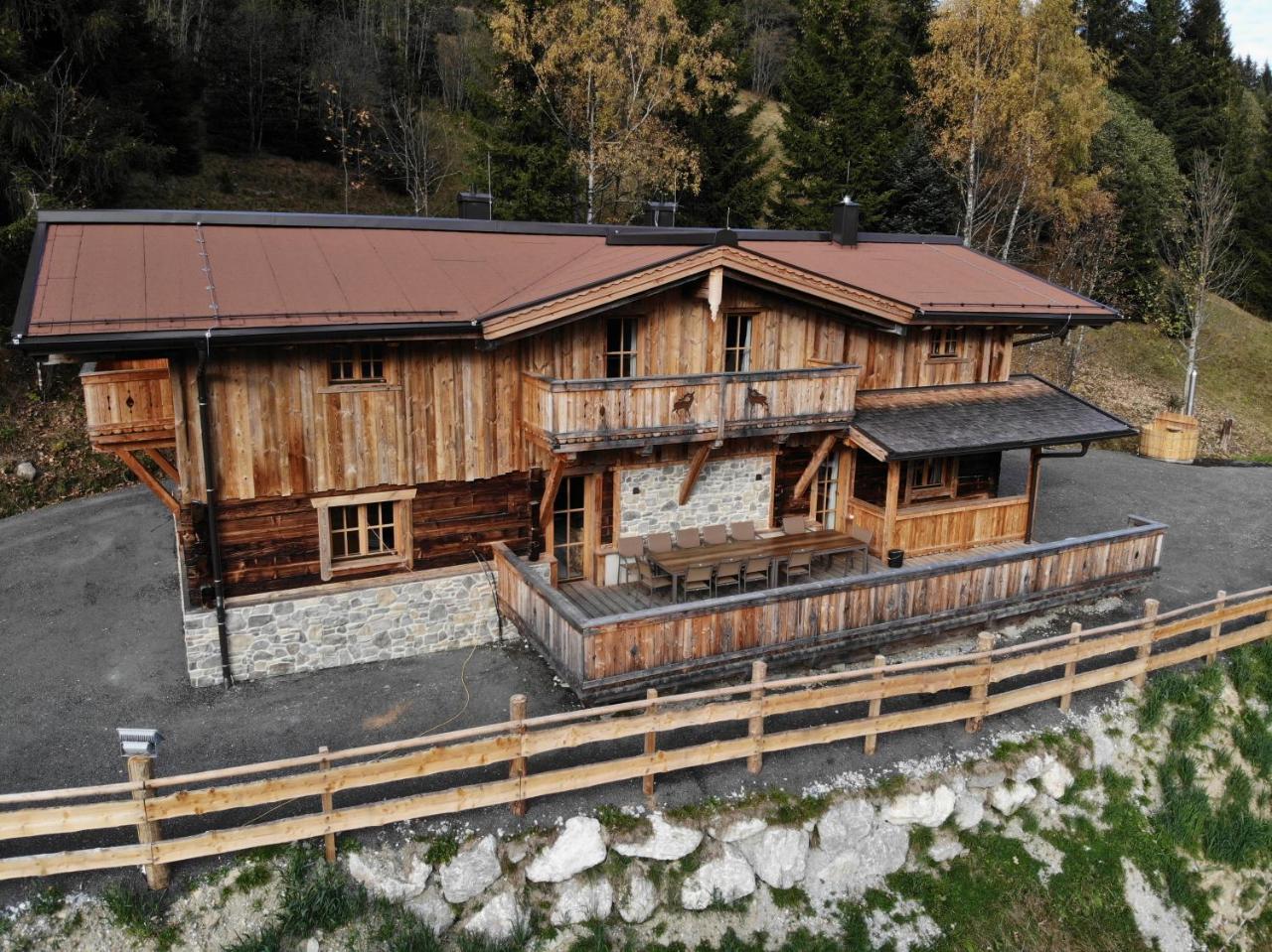 Almhuette Lengau Villa Saalbach-Hinterglemm Buitenkant foto