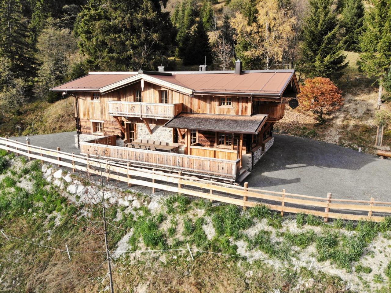 Almhuette Lengau Villa Saalbach-Hinterglemm Buitenkant foto
